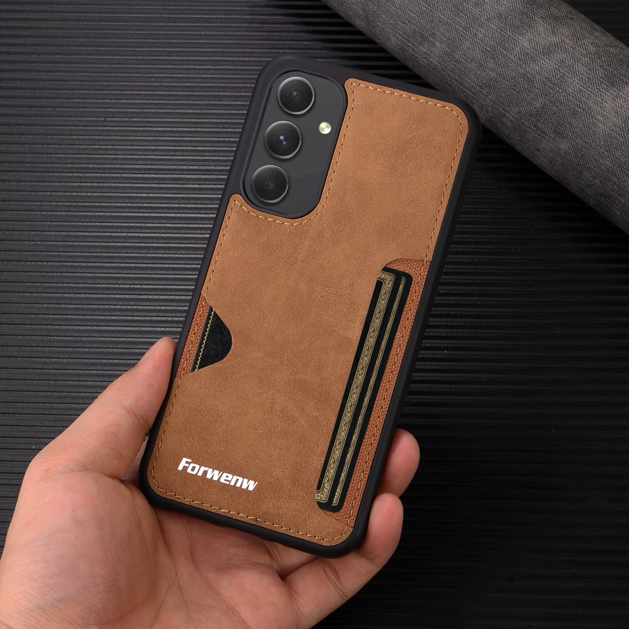 Retro Leder Handyhülle für Samsung Galaxy A55 A56 A36 A16 A35 A25 A15 A73 A72 A71 A54 A51 A17 A36 Luxus Kartenetui Cover - Bild 3