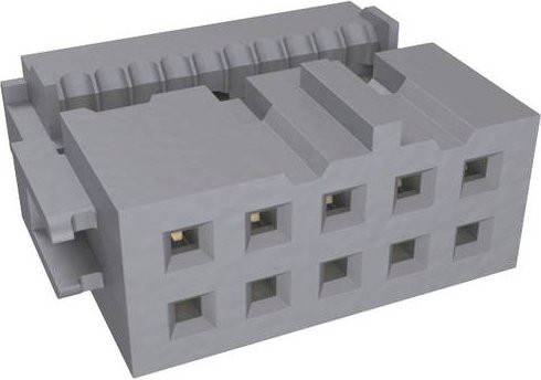 Amphenol 71600-310LF Pfosten-Steckverbinder in Grau - Bild 1