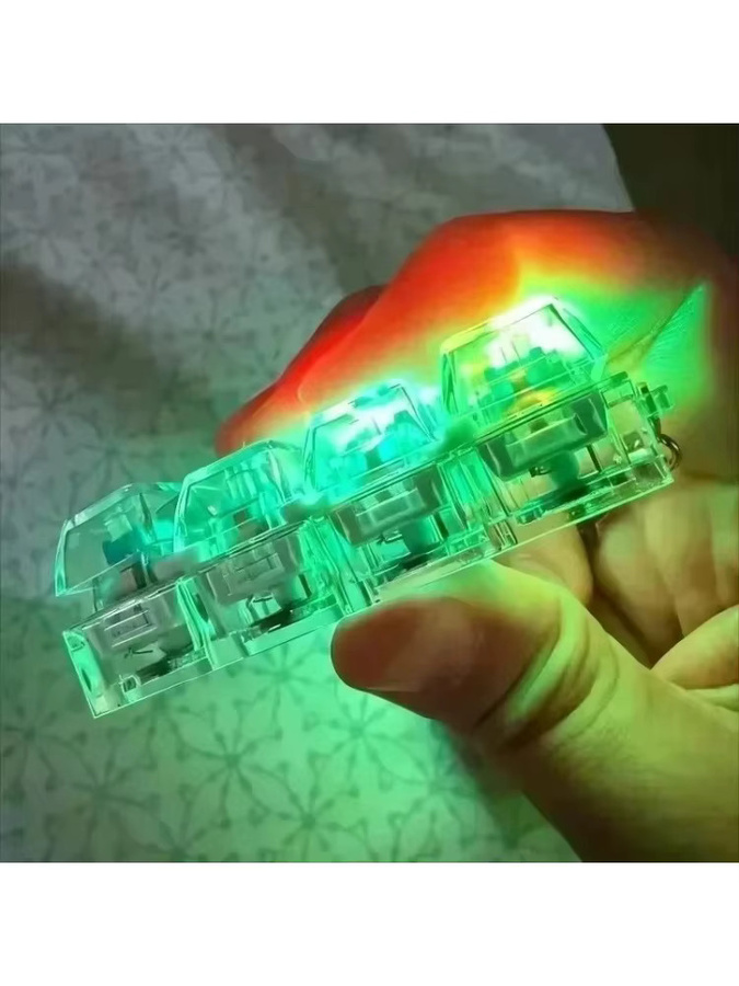 Bandai Schlüsselanhänger, 4-teiliges Set, Farbige Lichteffekt-Druckknöpfe - Bild 4
