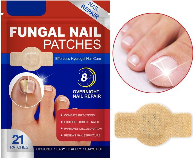 Nagelpflegepflaster für Hände und Füße, 21 Stück, schwarz - Bild 1
