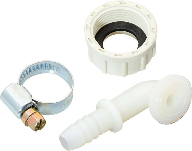 LUX-TOOLS Winkelverschraubung Ø 10 mm in Weiß - Bild 1