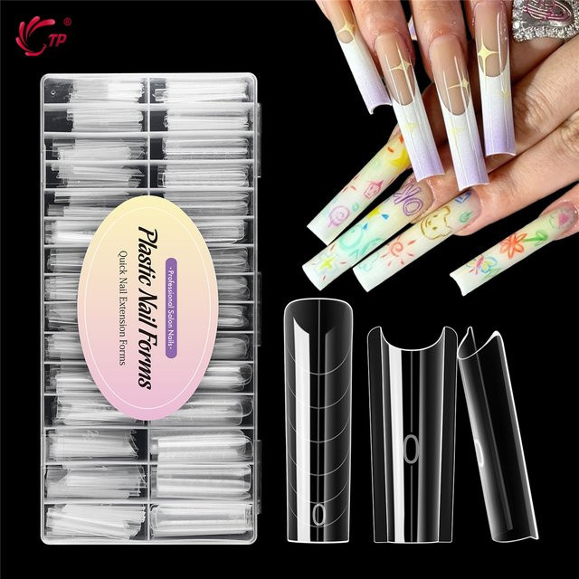 BNG Sandwich Dual Nagelformen, 240 Stück, Quadratisch, Stiletto - Bild 1