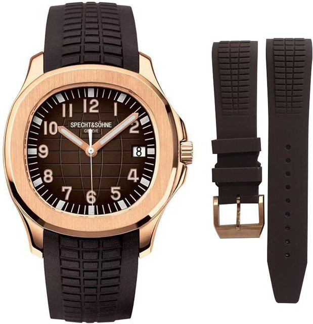 Specht&Sohne Armbanduhr Automatik, Edelstahl, Roségold, Grün, Herren - Bild 1