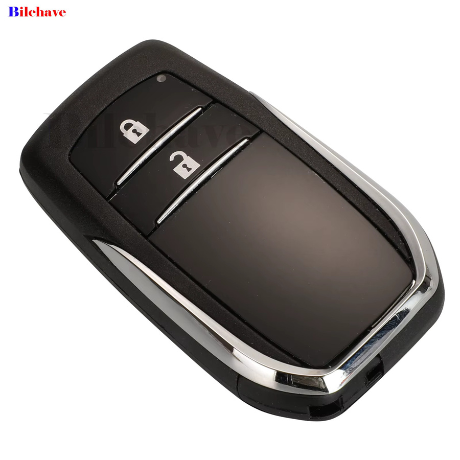 Jingyuqin Smart Auto Remote Key Fob für Toyota Hilux 2015-2020, 2/3 Tasten, Farbe: Schwarz, P4: 39 ID8A Dual Frequenz FSK - Bild 3