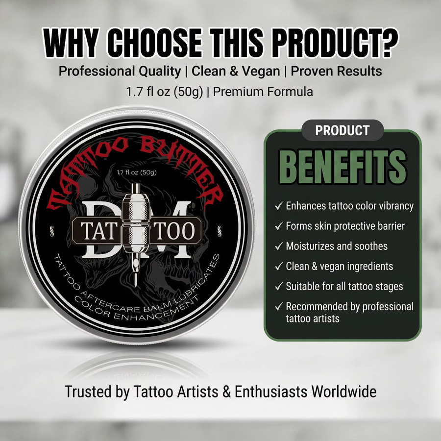 DMTATTOO Tattoo-Pflegebalsam, 50g, Unisex - Bild 5