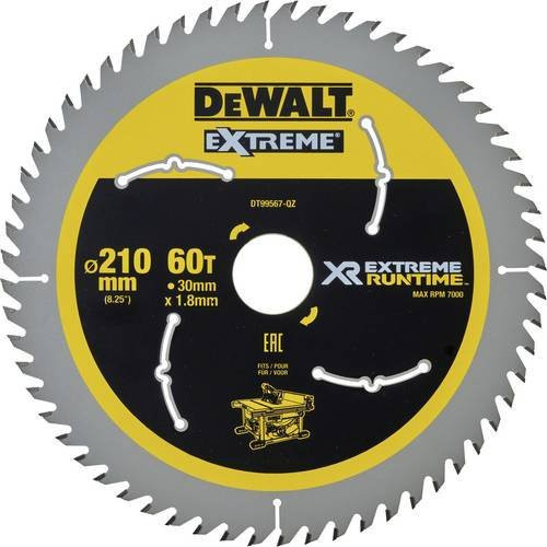 DeWalt Kreissägeblatt Gelb Durchmesser: 210 mm - Bild 1