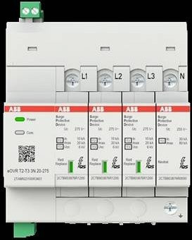 ABB eOVR T2-T3 3N Überspannungs-Schutzeinrichtung 20-275V 5 kA in Weiß - Bild 1