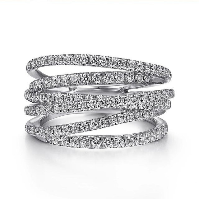 Huitan Ring, Kupfer, Zirkonia, Schwarz, Damen - Bild 1