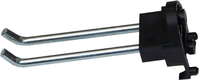 Küpper Systemhalter aus Kunststoff in Silber-Schwarz, 4 Stück - Bild 2