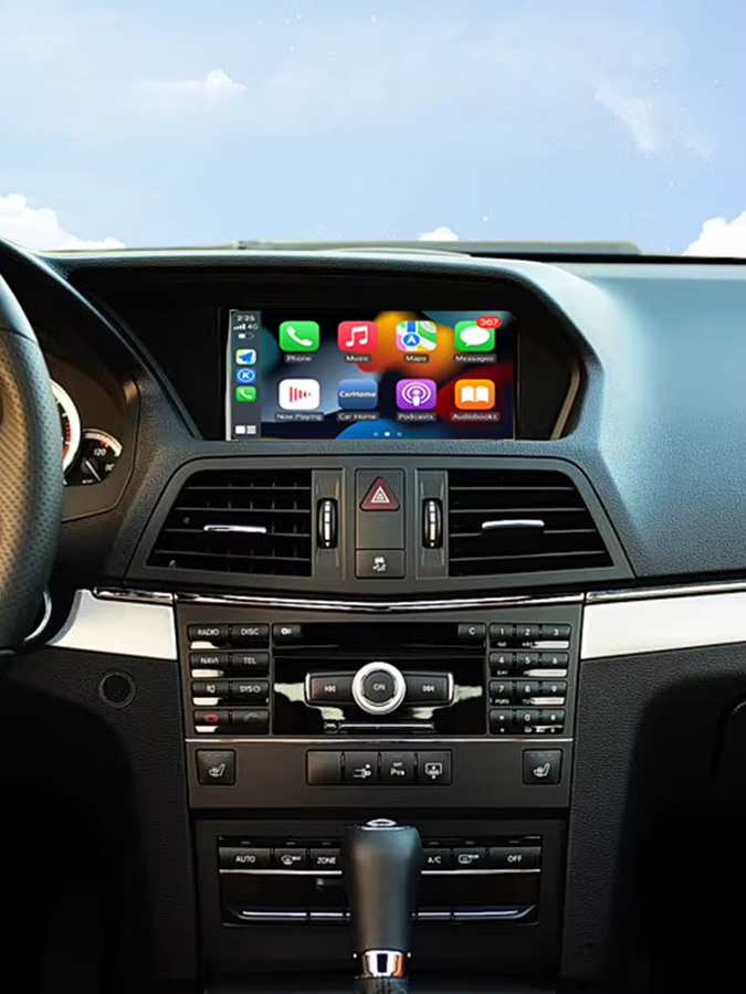 Bonroad Screen Upgrade Decoder Box für Mercedes Benz E-Klasse Coupé C207 2009-2011 mit NTG 4.0 für Carplay und Android Auto Interface - Bild 6