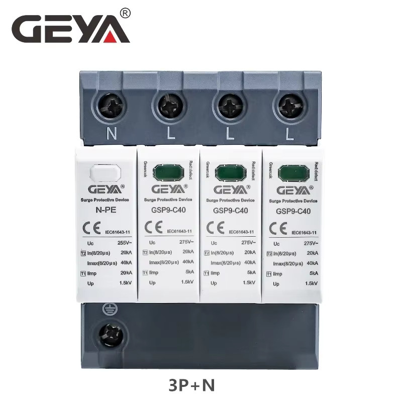 GEYA GSP9 Überspannungsschutz AC SPD für Haushalte 275-440V 20-40KA - Bild 2