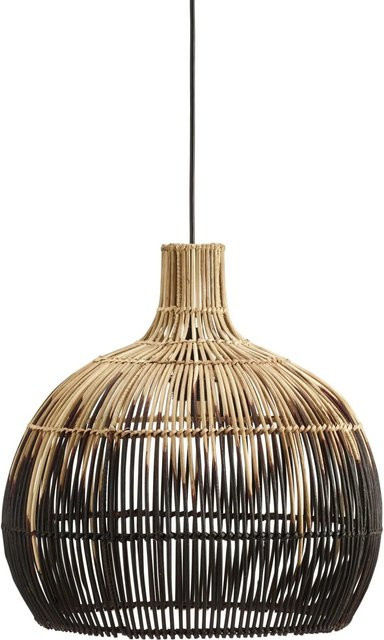 PR Home Martha Deckenleuchte aus Rattan in Beige und Braun mit E27 Fassung - Bild 1