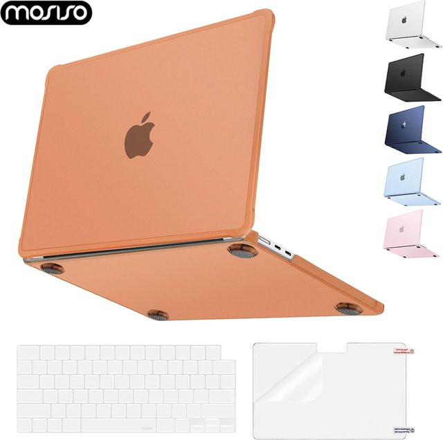 Bruchsichere Laptop-Hülle für Apple MacBook Air 13 Zoll (M5 A3449, M4 A3240, M3 A3113, M2 A2681) in Transparent, Anti-Fingerabdruck Hartschalen-Cover - Bild 1