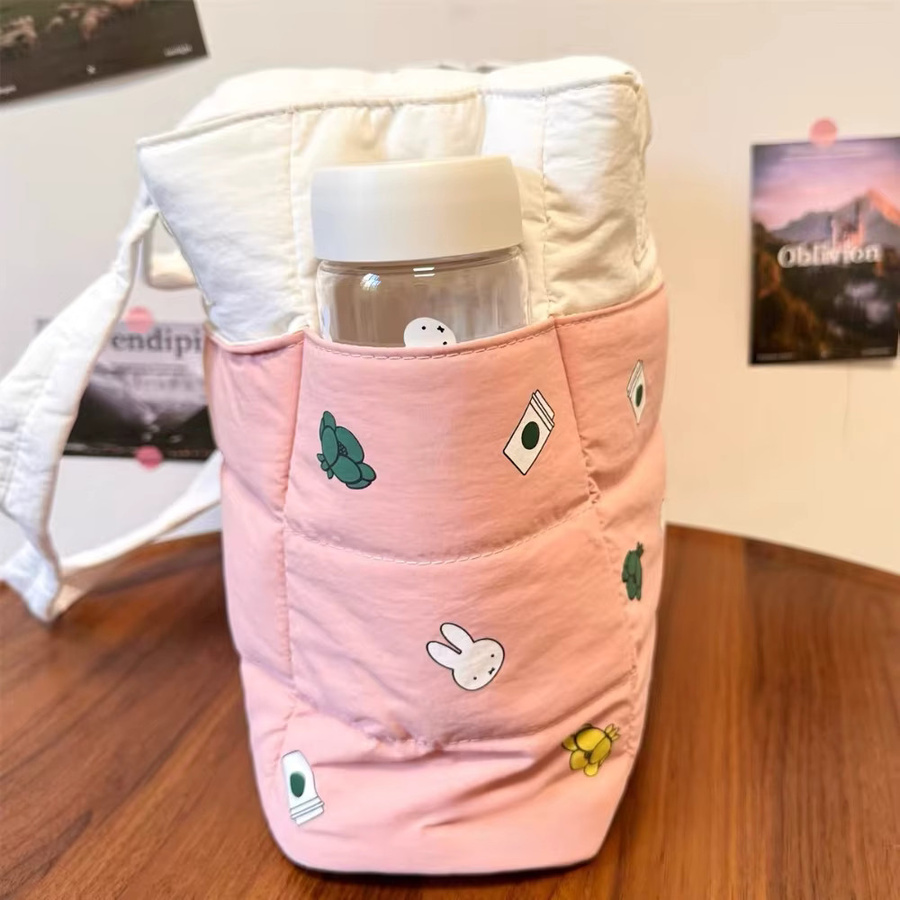 Starbucks Miffy Umhängetasche, Rosa, Cartoon-Kaninchen - Bild 2