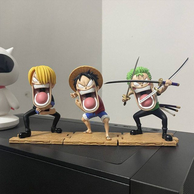 Bandai One Piece Hungriges Trio Figuren, 3-teiliges Set, 15cm - Bild 1