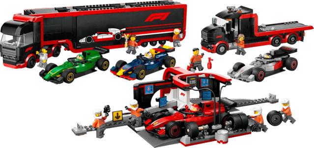 LEGO City F1 Set, Fahrzeuge, 3-teiliges Set - Bild 1