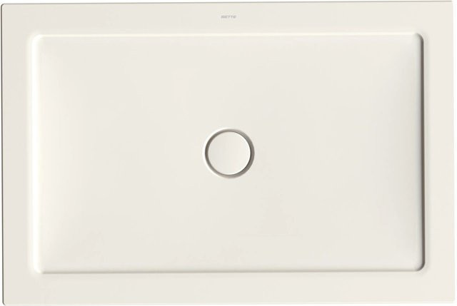 Bette Duschwanne Stage Extraflach Rechteck aus Stahl-Emaille B/B: 120 x 80 cm in Weiß oder Beige - Bild 1