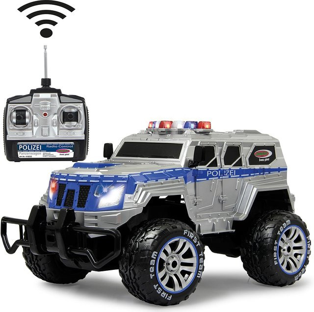 Jamara Polizei Panzerwagen Monstertruck 1:12 blau ab 6 Jahren - Bild 4