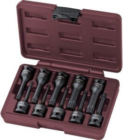 Kraftwerk XZN Schlag-Stecknuss-Satz 10-teilig 1/2 Zoll Multicolor - Bild 1
