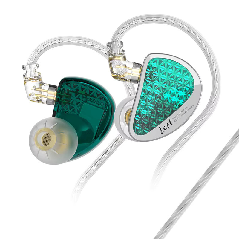 KZ AS16 Pro In-Ear Kopfhörer mit 16BA Balanced Armature HIFI Bass Monitor in Türkis - Bild 5