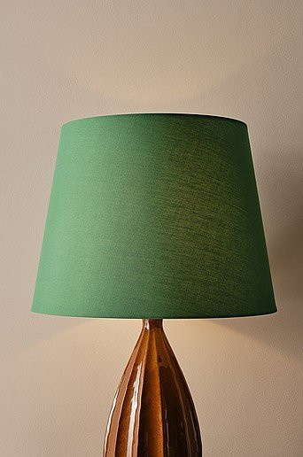 Jotex Lampenschirm MELIA in Grün, Form: Kegel, Durchmesser: 40 cm - Bild 1
