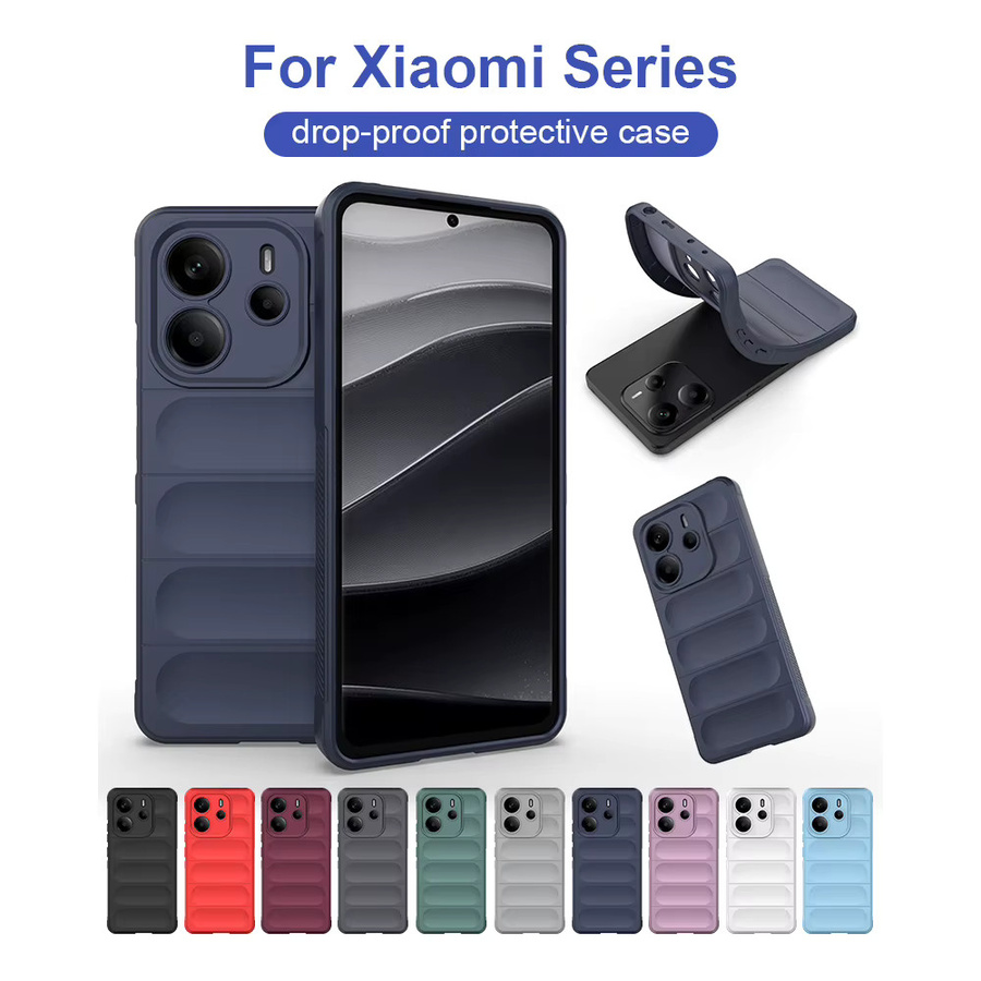 Stoßfeste Magnet-Schutzhülle für Xiaomi Poco X7 X6 Pro M7 M6 Pro X5 M5 X4 X3 M4 Pro mit MagSafe Unterstützung in Purple - Bild 2