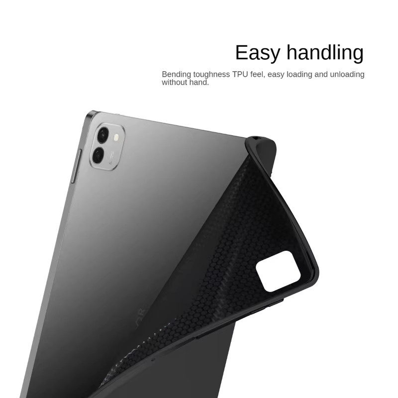 Schutzhülle für Honor MagicPad 3 Pro 13,3 Zoll 2025 in Schwarz, Silikon und TPU Abdeckung mit Airbag-Schutz - Bild 2