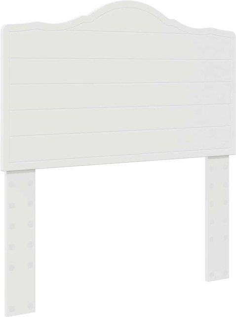 vidaXL Kopfteil für das Bett in Weiß, modernes Design aus Holzwerkstoff (MDF) - Bild 1