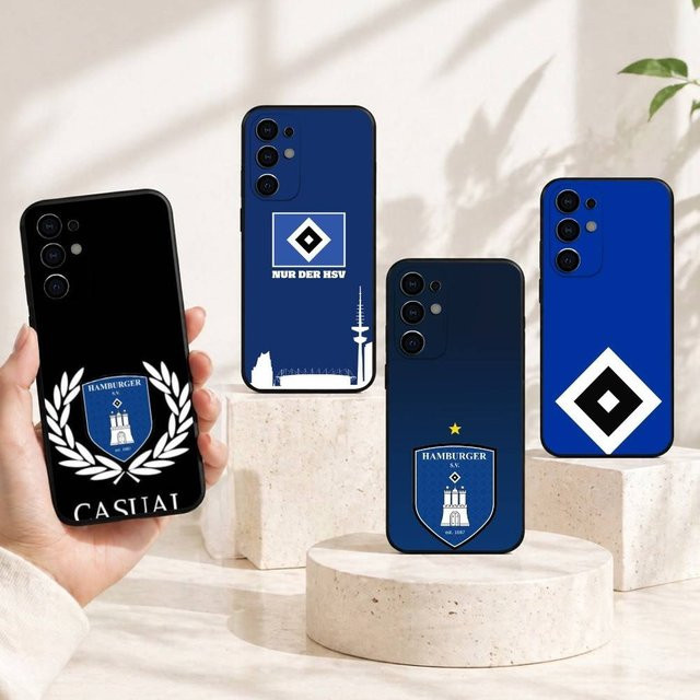 Hamburger SV HSV Handyhülle aus schwarzem Silikon für Samsung Galaxy S20 bis S25 Modelle - Bild 1