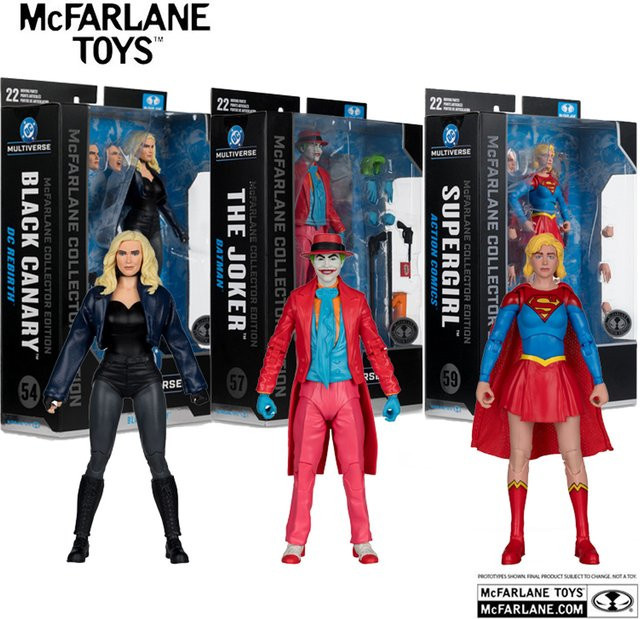 McFarlane Toys DC Multiverse The Joker/Black Canary/Supergirl, Actionfigur, Collector Edition, 7-Zoll - Bild 1