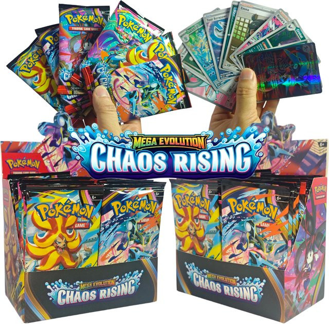 Bandai Pokémon Mega Evolution Booster Box Englische Version, Sammelkarten-Kollektion, ab 6 Jahren - Bild 1