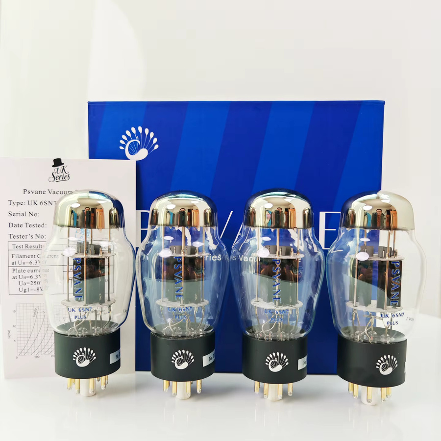PSVANE UK6SN7PLUS Vakuumröhre als Upgrade und Ersatz für elektronische Röhrenverstärker (6SN7GT, 6N8P, CV181, 6SN7, CV181-TII) - Bild 2