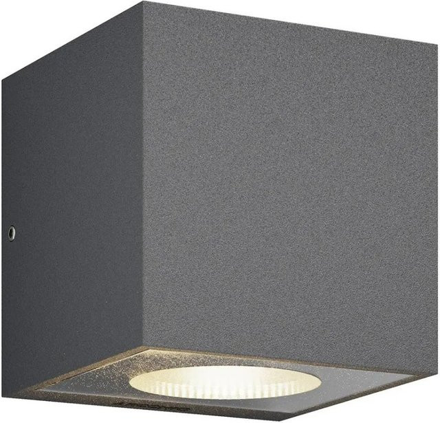 Arcchio LED Wandleuchte Außen Tassnim 9616193 Modern in Schwarz aus Aluminium, 1-flammig - Bild 1
