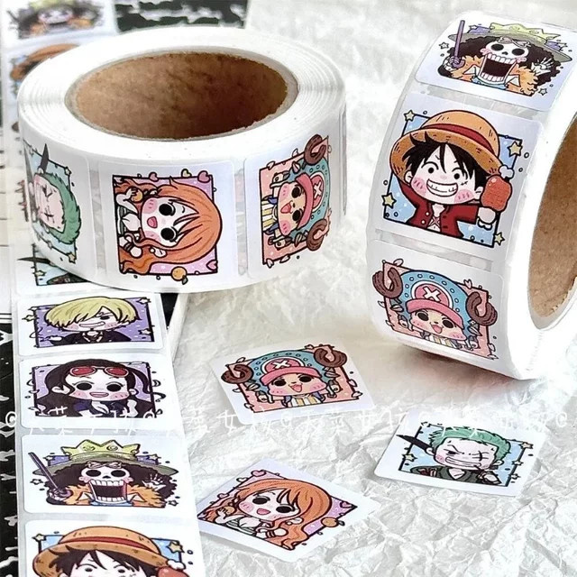 ONE PIECE Moving Diffuse Aufkleber, 500 Stück, Papier, Multicolour - Bild 1