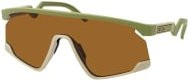 Oakley OO 9280 Sonnenbrille, semi-rimless, Unisex, plastic, green, brown - Bild 1