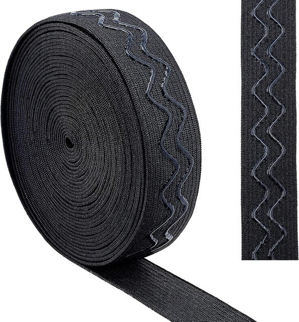 Rutschfestes elastisches Silikon-Greifband in Schwarz, Breite: 2 cm, Länge: 4,57 m - Bild 1