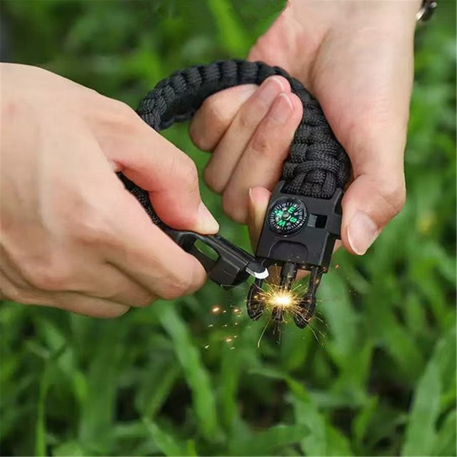 Überlebensarmband, Siebenkern-Paracord, Unisex - Bild 1