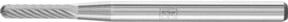 PFERD Hartmetall Frässtift Walzenrund WRC Ø 2x10mm Schaft-Ø 3mm Z5 universal fein silber - Bild 2