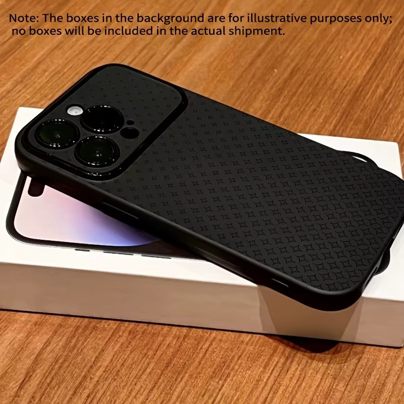 Remazy Stoßfeste Silikon-Handyhülle mit Sternen in Schwarz für iPhone 17 16 15 14 13 12 11 Pro Max Mini XS XR 7 Plus und 17E - Bild 1