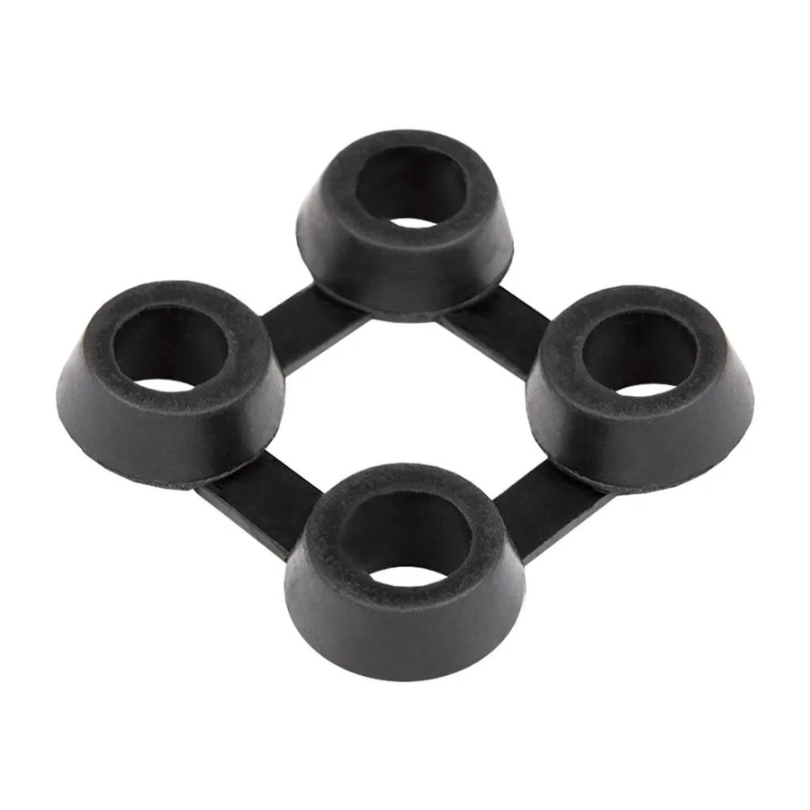 HPFloor Ringgummimattenverbinder für 23 mm Matten in Schwarz - Bild 2