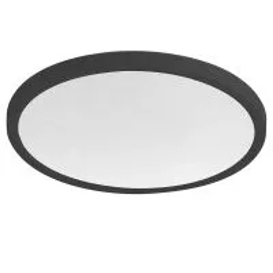 NETTLIFE LED Deckenleuchte aus Kunststoff in Schwarz, quadratisch, Warmweiß - Bild 2