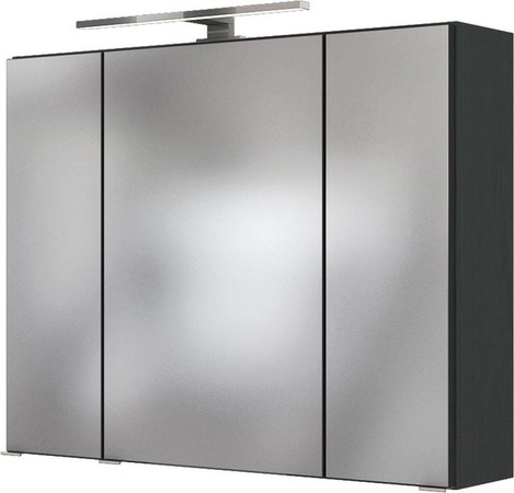 HELD Spiegelschrank Birma für das Badezimmer in Grau mit Breite: 80 cm