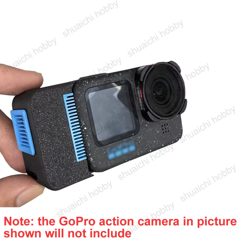 GoPro Externer Lüfter als Überhitzungslösung für Action Kameras der Modelle 9, 10, 11, 12 und 13 für langfristige Vlogging-Aufnahmen - Bild 3
