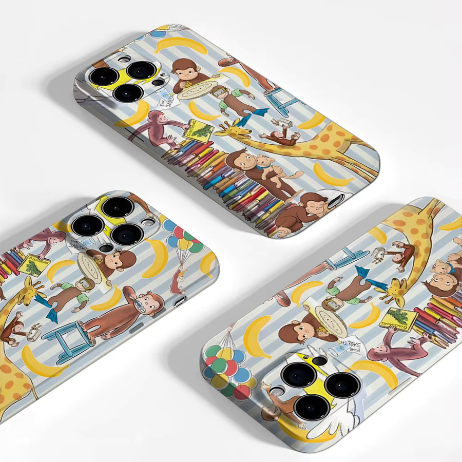Monkey Fun Doppelschichtige Handyhülle für iPhone 18 17 16 15 14 13 12 Pro Max Plus in Multicolour - Bild 3