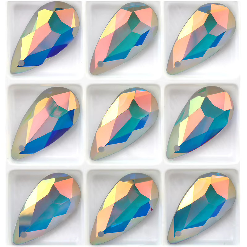 SMI Fine Anhänger, Glas, Kristall, Bunt, 12x24mm, Unisex - Bild 4