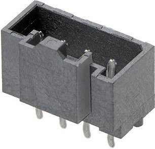 Molex Stiftgehäuse-Platine in Schwarz mit 4 Polzahl und 2.50 mm Rastermaß - Bild 1