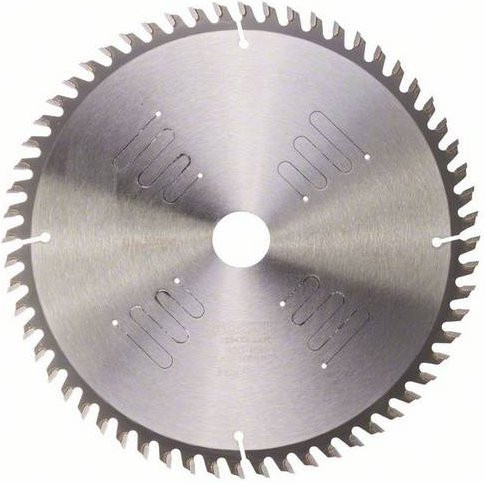 Bosch Optiline Wood Hartmetall Kreissägeblatt, Farbe: Silber, Durchmesser: 254 mm, Bohrung: 30 mm, Dicke: 3,2 mm, 60 Zähne - Bild 1