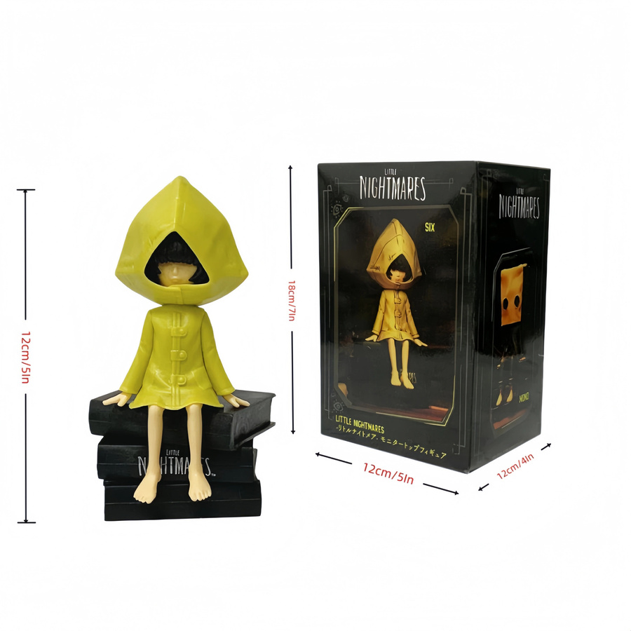 Bandai Little Nightmares Figurenset, 6-teiliges Set, PVC-Actionfiguren - Bild 2