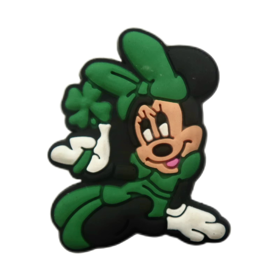 Disney Mickey Minnie Schuh-Charms, PVC, St. Patrick's Day - Bild 3