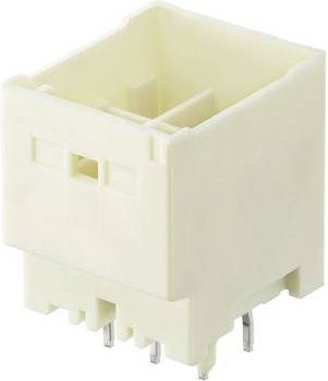 Molex Stiftgehäuse-Platine in Weiß mit 6 Polen und einem Rastermaß von 3,30 mm - Bild 1